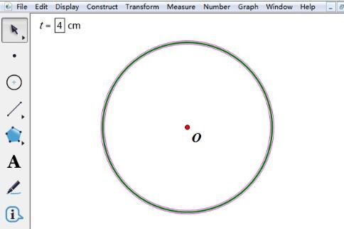 《几何画板》绘制已知半径长度的圆方法介绍